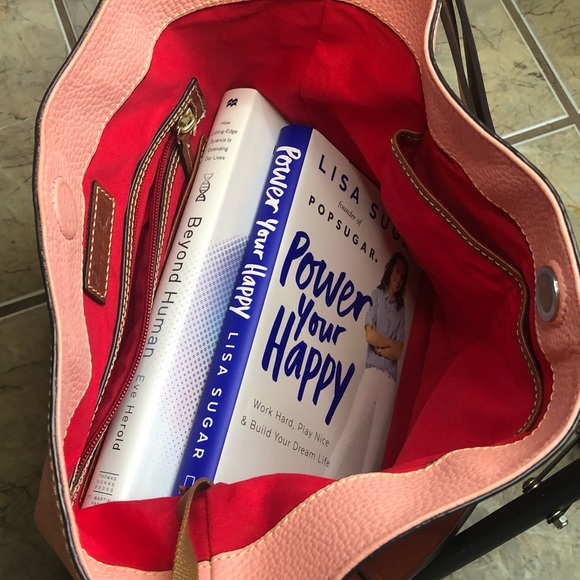 Dooney and Burke Coral tote/ handbag - Picture 5 of 8